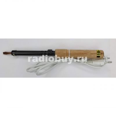 Паяльник 65W, 220V, ЭПСН, деревянная ручка