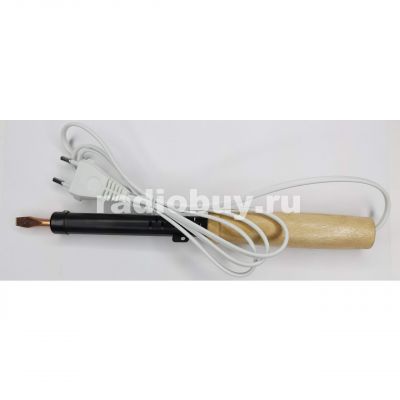 Паяльник 80W, 220V, ЭПСН, деревянная ручка