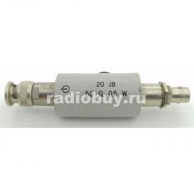 Нагрузка 50ом, 0,5W, 20db, приборная