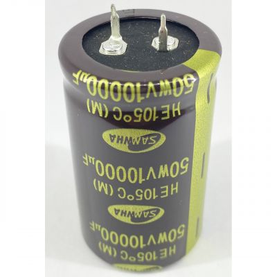 10000mf x 50V, (30x50), 105°, Samwha