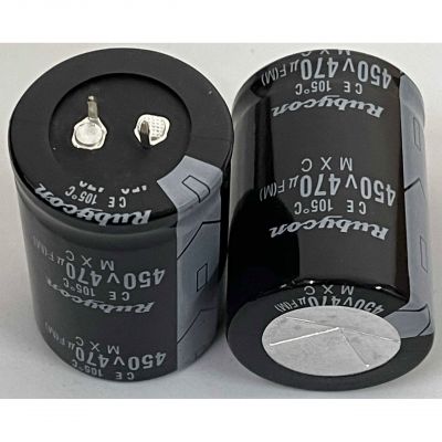 470mf x 400V, (30x45), 105°, Rubicon