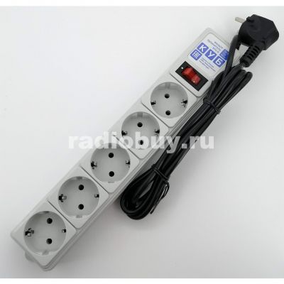 Сетевой фильтр Power Cube SPG-B-6, серый