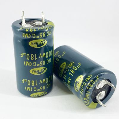180mf x 400V, (22x40), 85°, Samwha HC