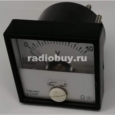 Вольтметр М42303, 0-10V, 2,5, 40x40