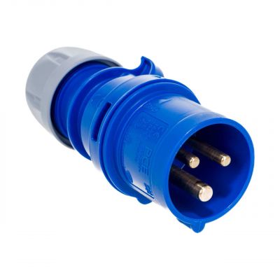 Кабельная вилка PCE 16А 230V 1P+N+E IP44 013-6