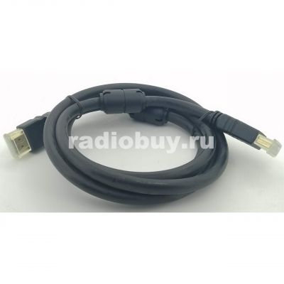 Кабель HDMI-HDMI, с фильтром - 1,5м, Gold, Rexant