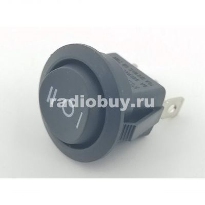 Переключатель KCD1-103-11-B/3P on-off-on, черный