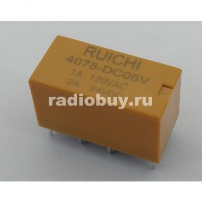 Реле HLS-4078, 5V, 2A, 8pin