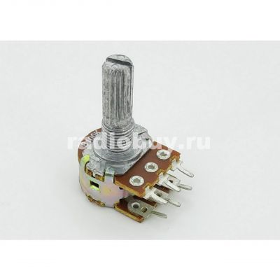 Резистор переменный 6pin, 20кОм