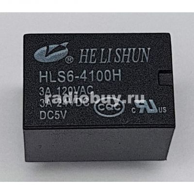 Реле Helishun HLS6-4100H-1 (DC5V-3A-1A)