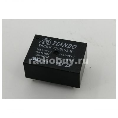 Реле HF7520/012-HS (DC 12V-16A)(TRCD- N-12VDC-S-H)