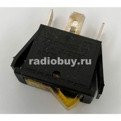 Минипереключатель SC789, жёлтый, с подсветкой